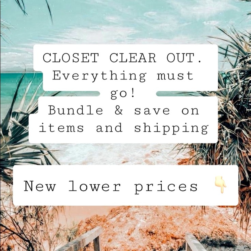 CLOSET CLEAR OUT